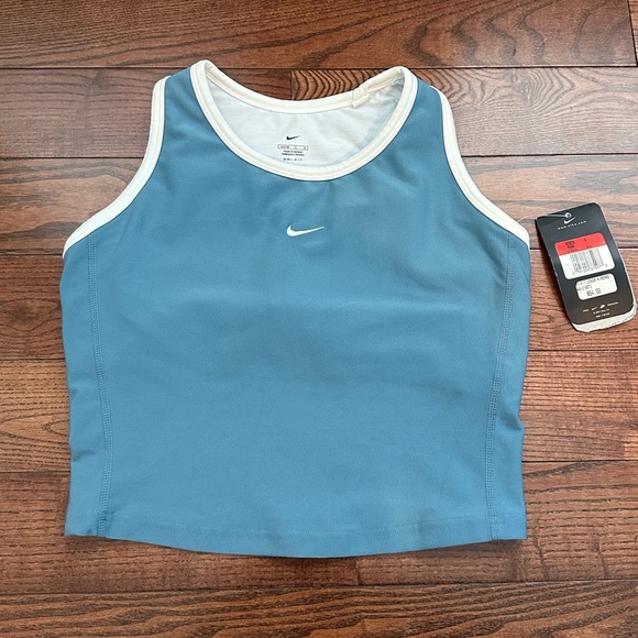 Nike Blue and White Tank Top - Picture 1 of 7